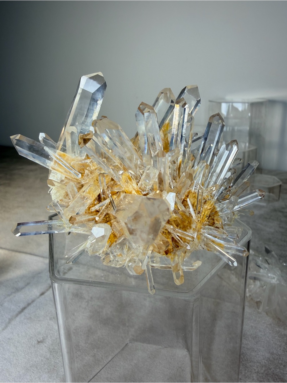 AAA Blue Smokey Lemurian Quartz Cluster From Colombia ✨💎